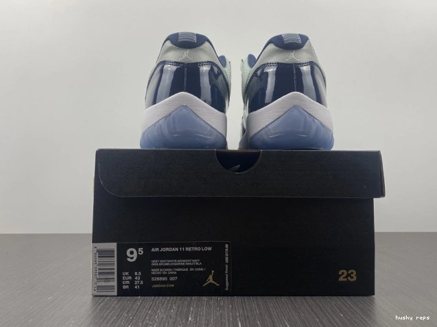 Rep Husky Georgetown Air 528895-007 Retro Jordan Low 11 0701